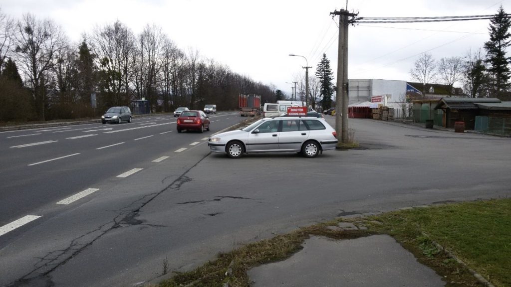 Frýdek-Místek - křižovatka na silnici I/56 – stav březen 2016