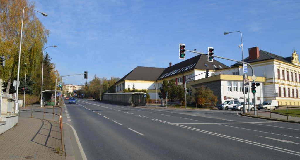 Současný průjezd Havlíčkovým Brodem, silnice I/38 – stav listopad 2016